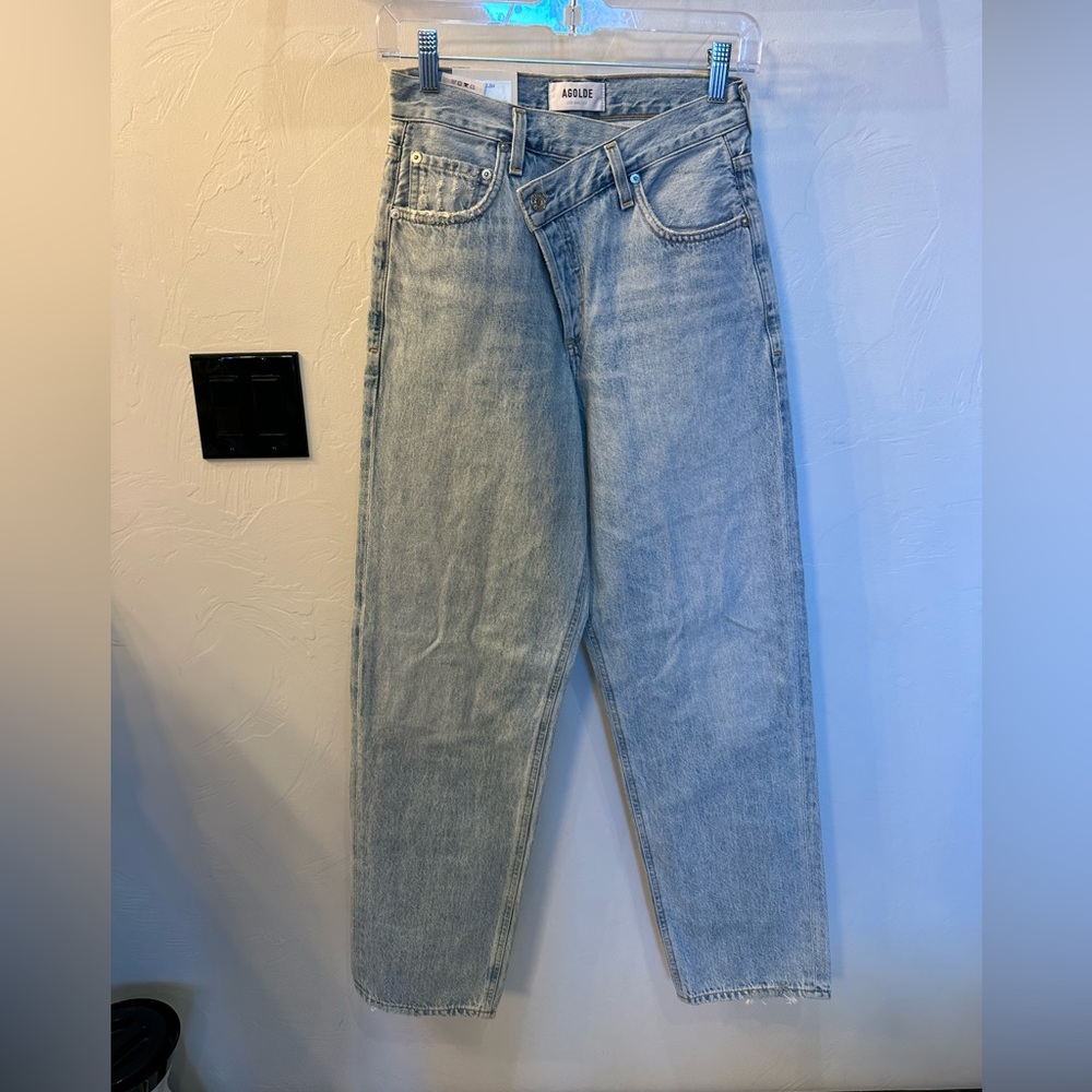 NWT AGOLDE Criss Cross Jeans